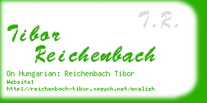 tibor reichenbach business card